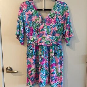 Lilly Pulitzer Parigi Skort Romper sz M
